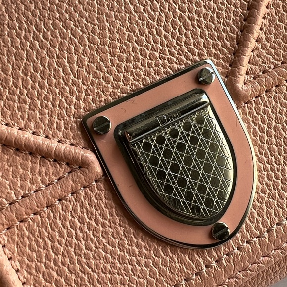 Dior Light Pink Leather Diorama Elancee Flap Wallet - Picture 12 of 13